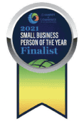 2021 Small Business Person of the Year Finalist Badge