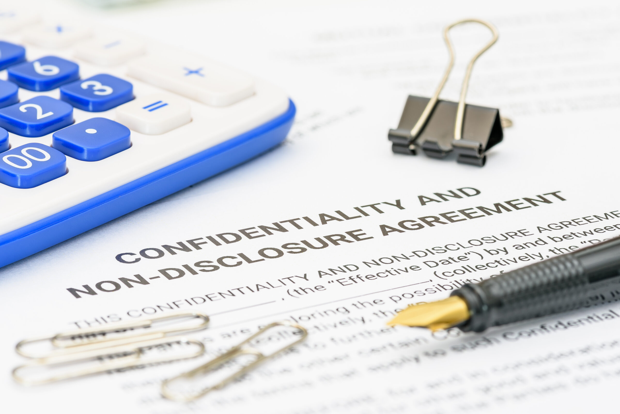 Confidentiality & Non Disclosure Agreements