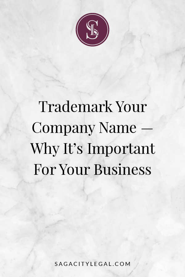 trademark your company name