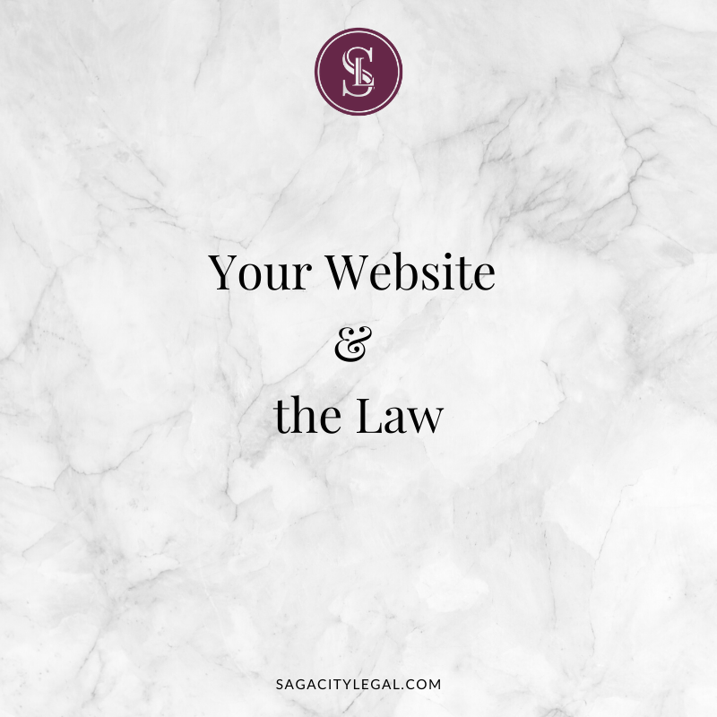 your website and the law