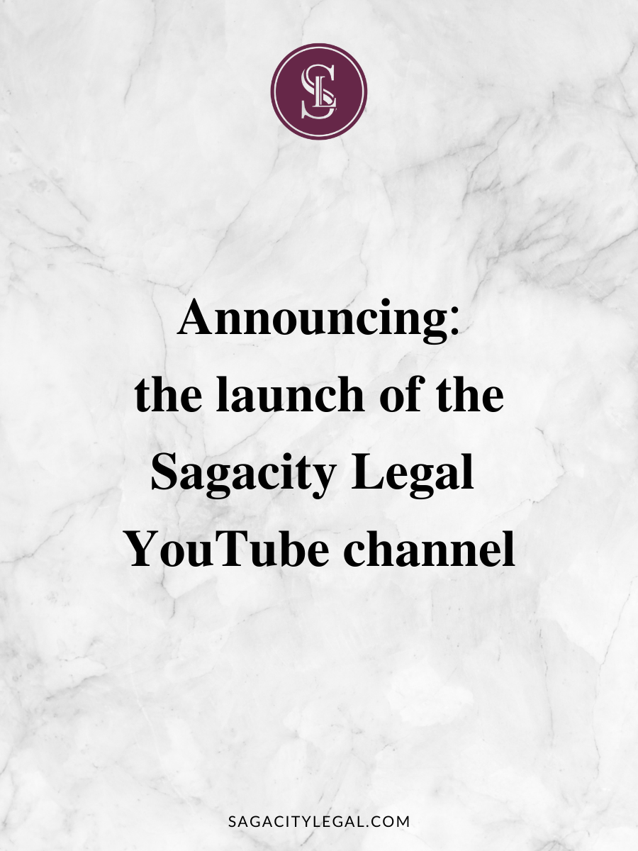 Sagacity Legal YouTube Channel