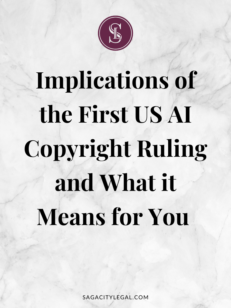 US AI COPYRIGHT DECISION